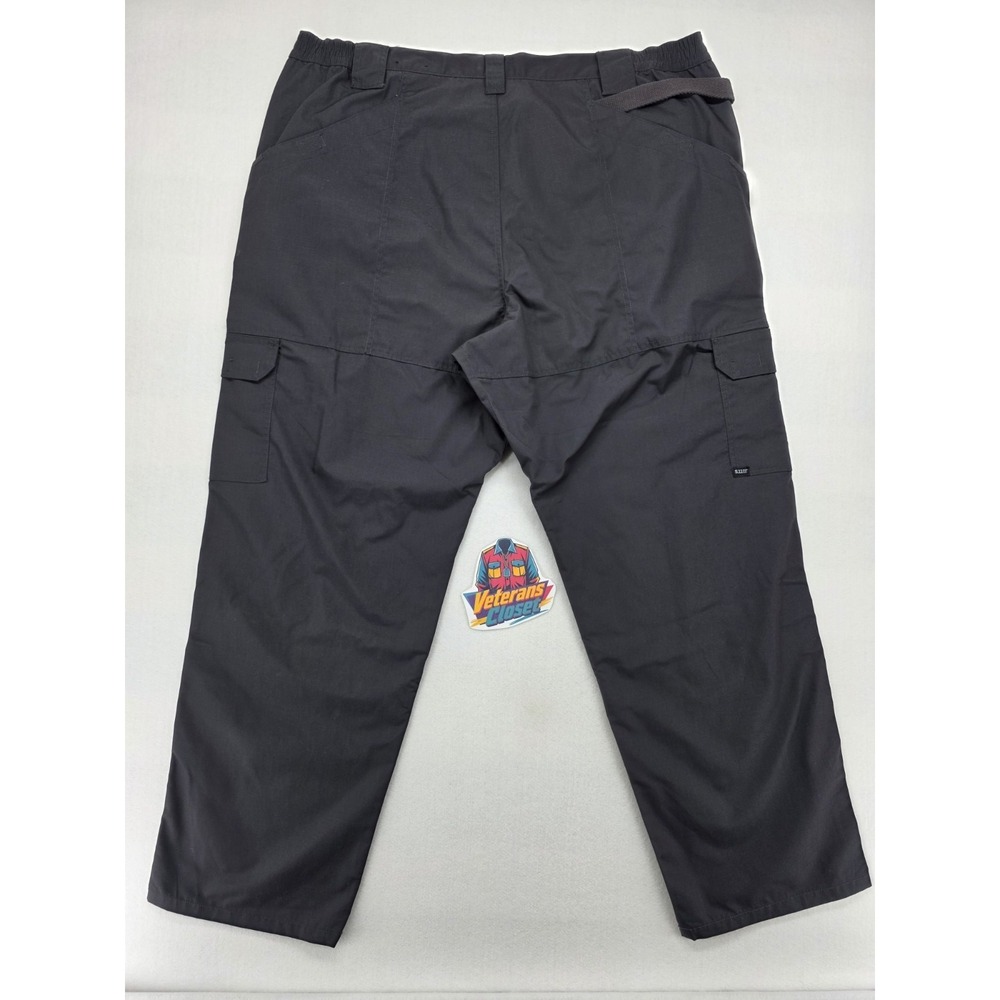 5.11 Tactical Taclite Pro Pants Mens 44x32 Black Ripstop Cargo Stretch 143 NWOT - Picture 9 of 11